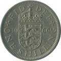 Великобритания 1 шиллинг 1966 год - Английский герб