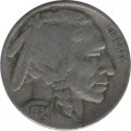 США 5 центов 1934 год - Buffalo Nickel (Без отметки МД)
