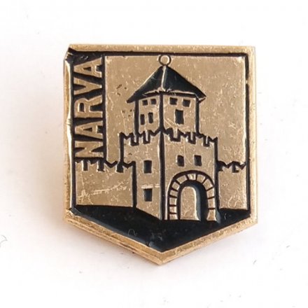 Значок Нарва. Narva. Эстония