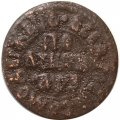 Полушка 1707 год Пётр I (1699 - 1725) - F