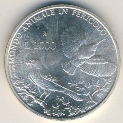 Сан-Марино 1000 лир 1993 год