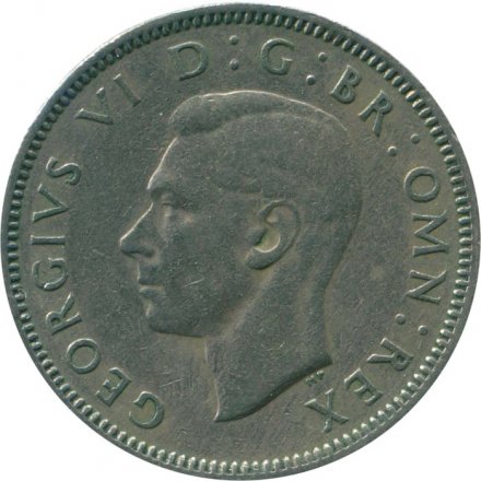 Великобритания 1 шиллинг 1948 год - Шотландский герб