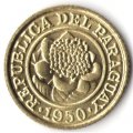 Парагвай 1 сентимо 1950 год