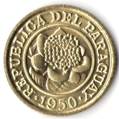 Парагвай 1 сентимо 1950 год