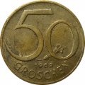 Австрия 50 грошей 1969 год