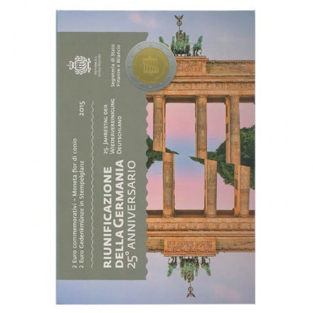 Сан-Марино 2 евро 2015 год - 25 лет объединения Германии