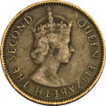 Гонконг 10 центов 1955 год
