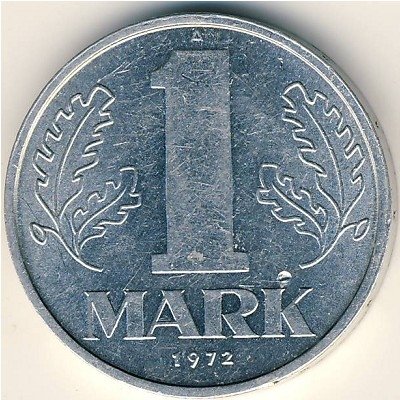 ГДР 1 марка 1972 год