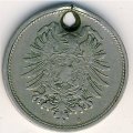 Германия 10 пфеннигов 1873 год