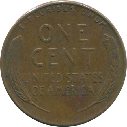 США 1 цент 1955 год - Авраам Линкольн (без отметки МД)