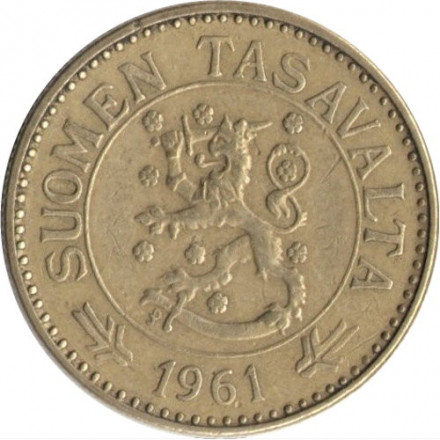 Финляндия 10 марок 1961 год