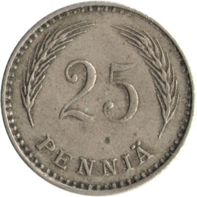 Финляндия 25 пенни 1921 год