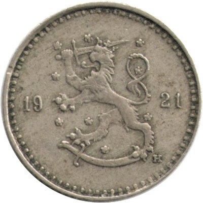 Финляндия 25 пенни 1921 год