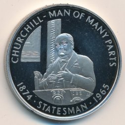 Фолклендские острова 50 пенсов 2005 год