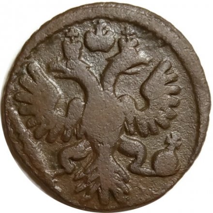 Полушка 1734 год Анна Иоанновна (1730 - 1740) - VF