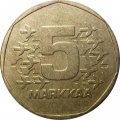 Финляндия 5 марок 1972 год - Ледокол «Varma»