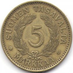 Финляндия 5 марок 1930 год