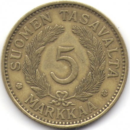 Финляндия 5 марок 1930 год