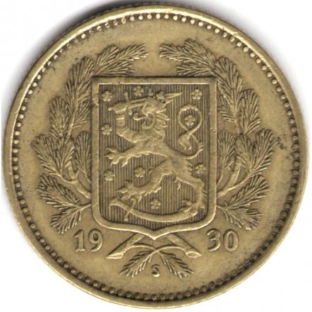 Финляндия 5 марок 1930 год