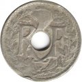 Франция 25 сантимов 1922 год - F