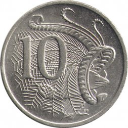 Австралия 10 центов 2012 год