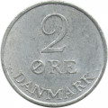 Дания 2 эре 1970 год - Король Фредерик IX