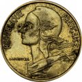 Франция 5 сантимов 1967 год - Марианна