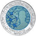 Австрия 25 евро 2019 год - Искусственный интеллект