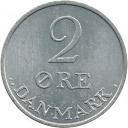 Дания 2 эре 1972 год