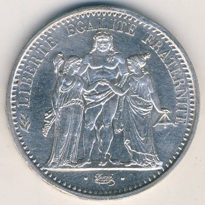 Франция 10 франков 1968 год