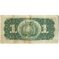 Боливия 1 боливиано 1911 (1929) год - синяя надпечатка - VF-