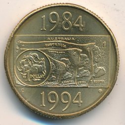 Австралия 1 доллар 1994 год