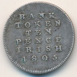 Ирландия 10 пенсов 1805 год