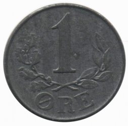 Дания 1 эре 1942 год