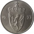 Норвегия 50 эре 1977 год