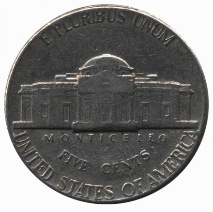 США 5 центов 1972 год - Томас Джефферсон (D)