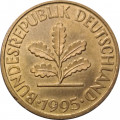 ФРГ 10 пфеннигов 1995 год - G