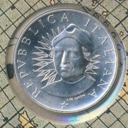 Италия 500 лир 1991 год