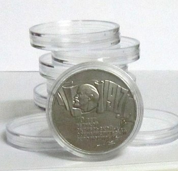 Капсула для хранения монет диаметром 40 мм