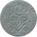 Швеция 2 эре 1947 год - Король Густав V