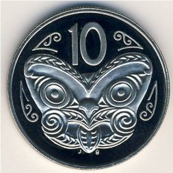 Новая Зеландия 10 центов 1993 год