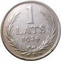 Латвия 1 лат 1924 год