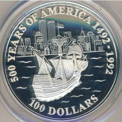 Острова Кука 100 долларов 1993 год