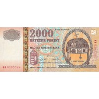 Венгрия 2000 форинтов 2000 год - UNC