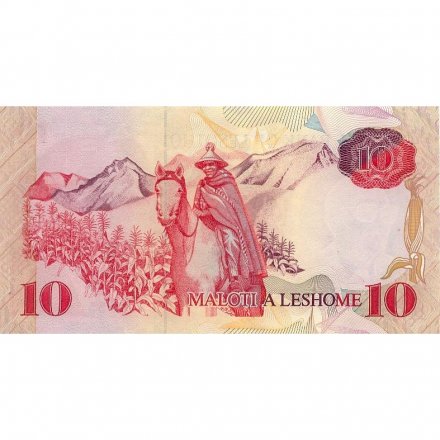 Лесото 10 малоти 1990 год - UNC