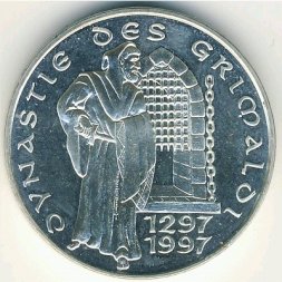 Монако 100 франков 1997 год