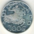Монако 100 франков 1997 год