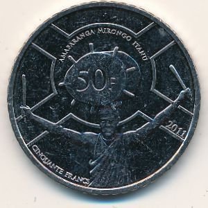 Бурунди 50 франков 2011 год