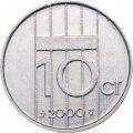 Нидерланды 10 центов 2000 год - Королева Беатрикс
