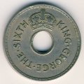 Фиджи 1 пенни 1949 год